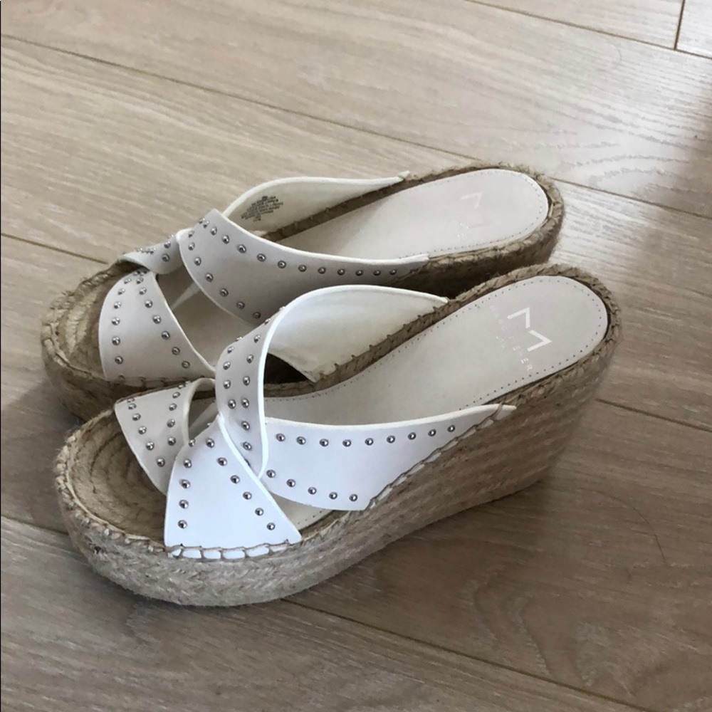 Marc Fisher Angelina slip on espadrille wedge